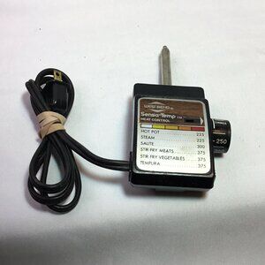 West Bend Sensa Temp WB #6 Heat Control Probe Cord Tested E84820-78TW2010
